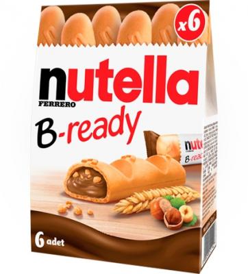 Вафельный батончик Nutella B-ready с хрустящими шариками 132 гр