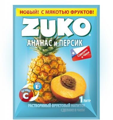 Растворимый напиток ZUKO Ананас-персик 25 гр